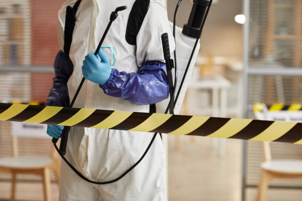Professional Blood Cleanup technician working in Hatteras, NC